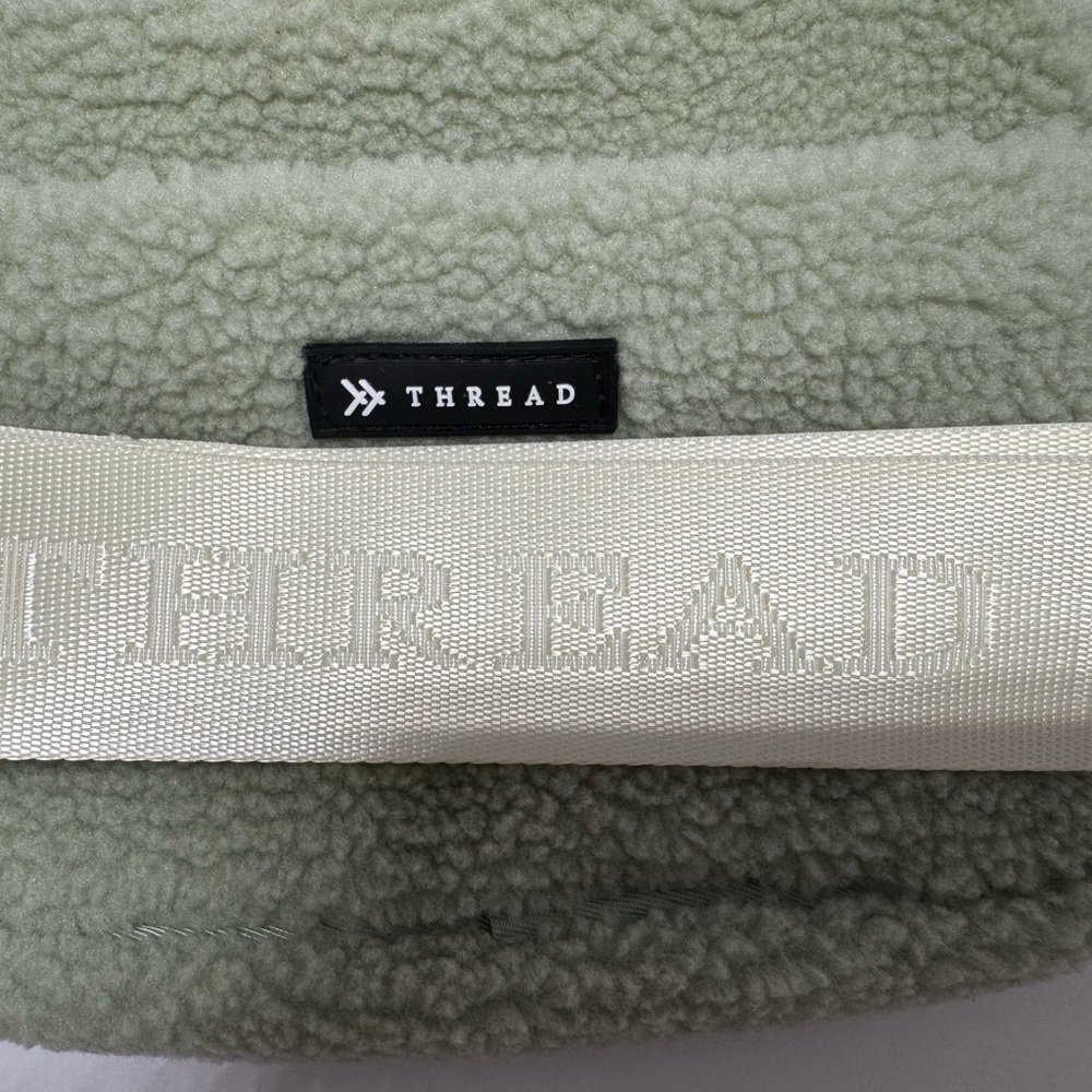 Thread Sage Green Sherpa Sling Belt Bag NWT - Picture 4 of 5